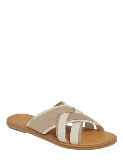 Toms Val Slipper In Desert Taupe In Beige