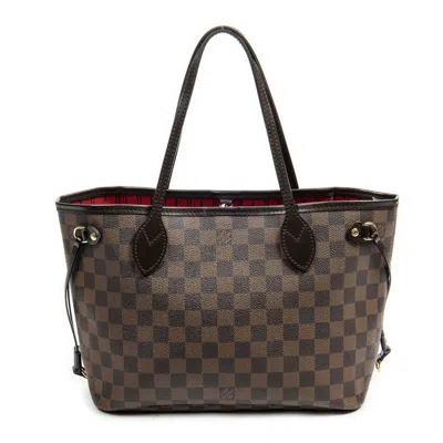 Pre-owned Louis Vuitton Neverfull Pm In Brown