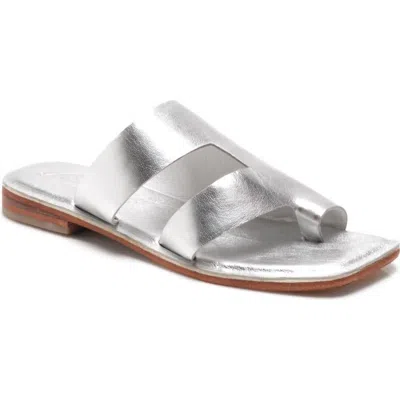 Free People Lander Sandal In Silver Moon Metallic In Multi