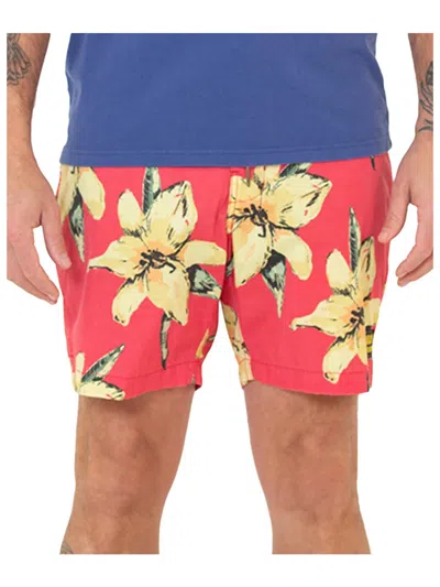 Deus Ex Machina Mens Floral Board Swim Trunks In Multi