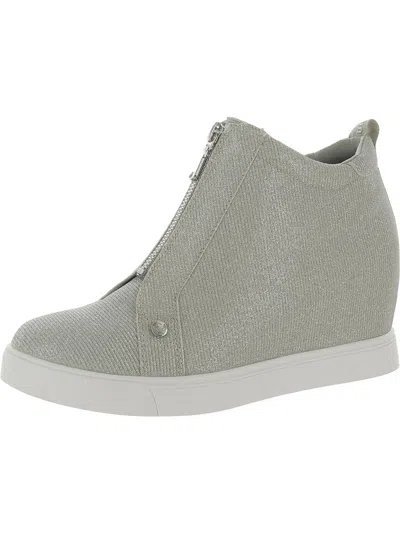Juicy Couture Joanz Womens Metallic Comfort Casual And Fashion Sneakers In Grey