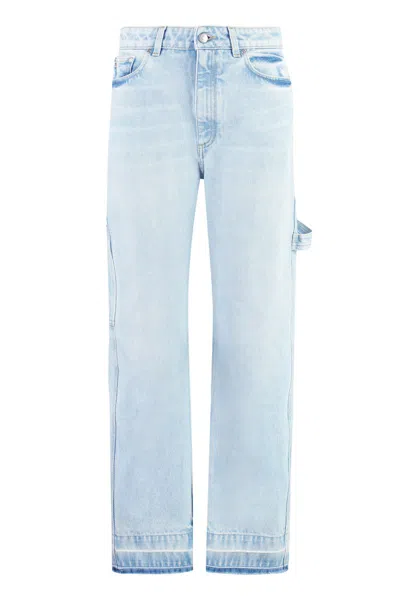 Stella Mccartney Straight Leg Jeans In Denim