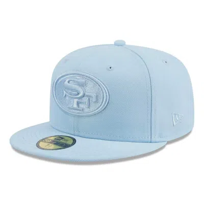 New Era Light Blue San Francisco 49ers Color Pack 59fifty Fitted Hat