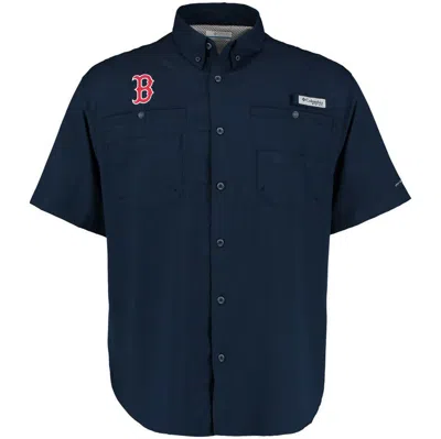 Columbia Navy Boston Red Sox Tamiami Button-down Shirt