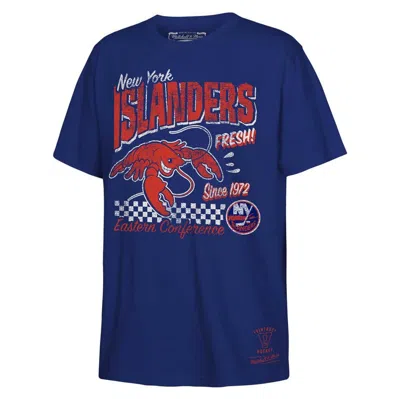 Mitchell & Ness Kids' Youth  Royal New York Islanders Concession Stand T-shirt