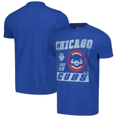 47 ' Royal Chicago Cubs Outlast Franklin T-shirt