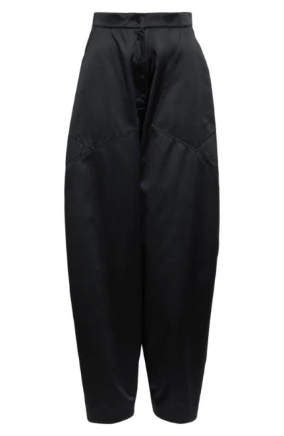 Stella Mccartney Tapered Wool Trousers In 1000 - Black