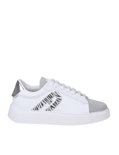 Furla Sports Trainers In White Leather