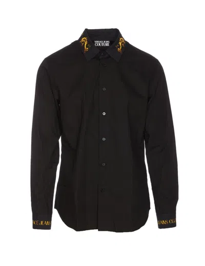Versace Jeans Couture Chain Couture Shirt In Black