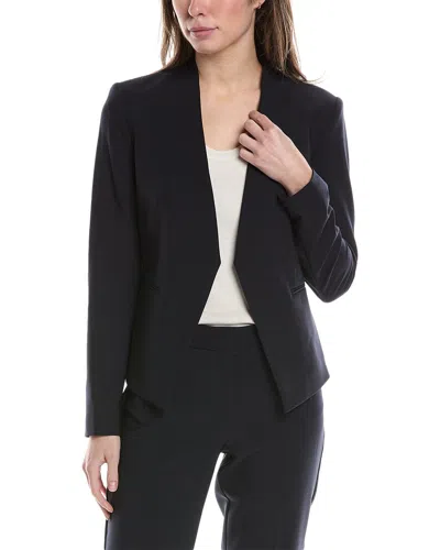 Theory Black Open Blazer In Blue