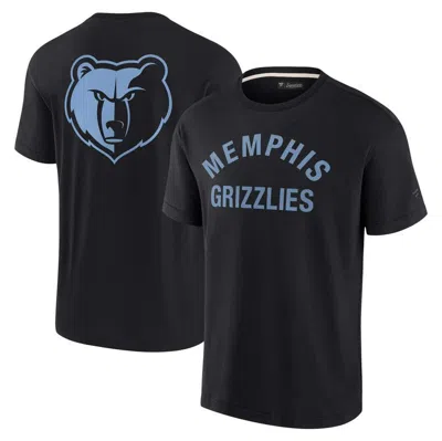 Fanatics Signature Unisex  Black Memphis Grizzlies Elements Super Soft Short Sleeve T-shirt