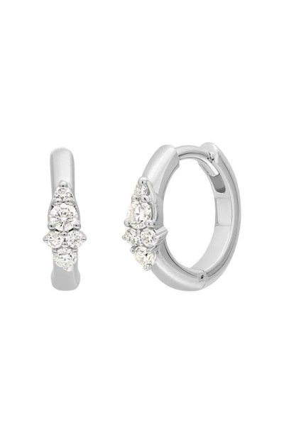 Bony Levy Getty Diamond Hoop Earrings In 18k White Gold
