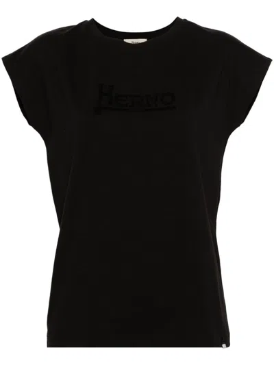 Herno T-shirts And Polos Black