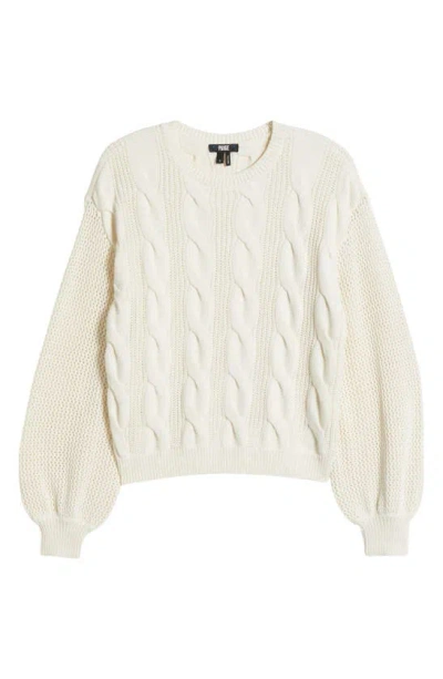 Paige Osanne Cable Stitch Jumper In Ivory