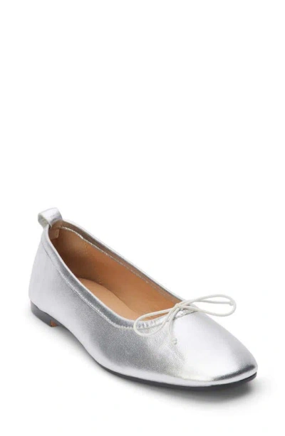 Coconuts By Matisse Nikki Ballet Flat In Silver