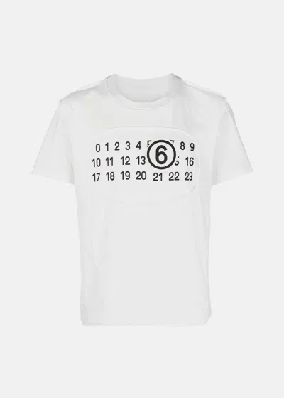 Mm6 Maison Margiela T-shirts And Polos In Off White