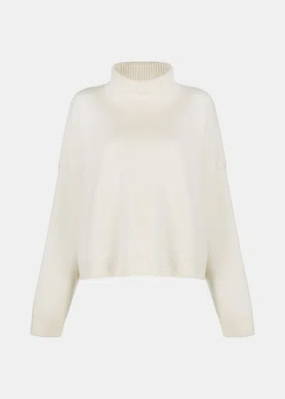 The Row Ezio Top In Light Ivory