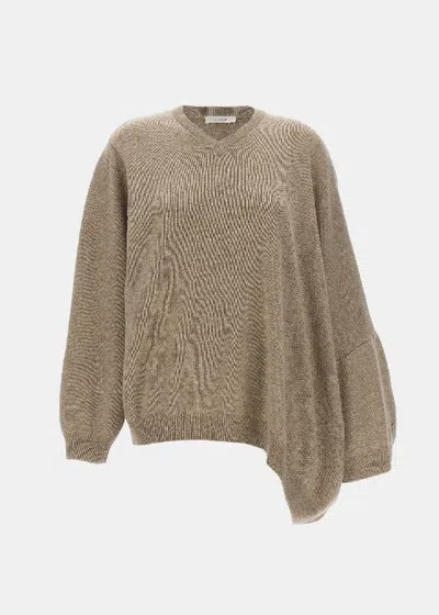 The Row Sand Erminia Jumper In Silk Paper (skp)