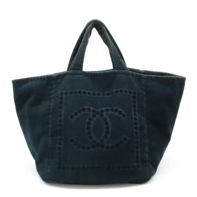 Pre-owned Chanel Black Synthetic Tote Bag ()