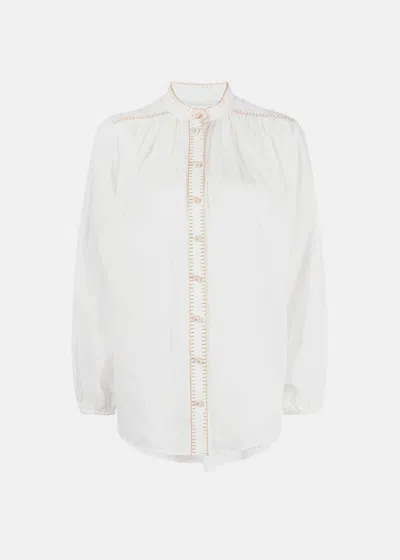 Zimmermann Junie Billow Shirt In Ivory