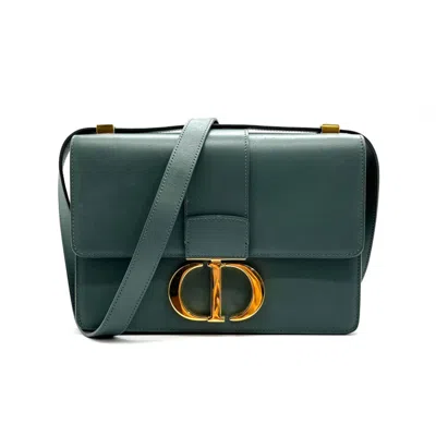 Dior 30montaigne Green Leather Shoulder Bag ()