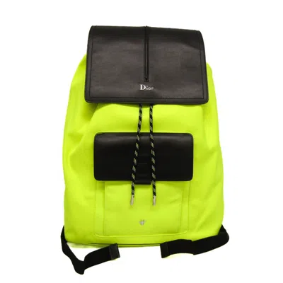 Dior Motion Green Synthetic Backpack Bag ()