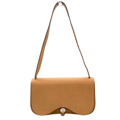 Hermes Hermès Colorado Brown Leather Shoulder Bag ()