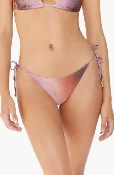 Pq Swim Side Tie Bikini Bottoms In Violet Haze