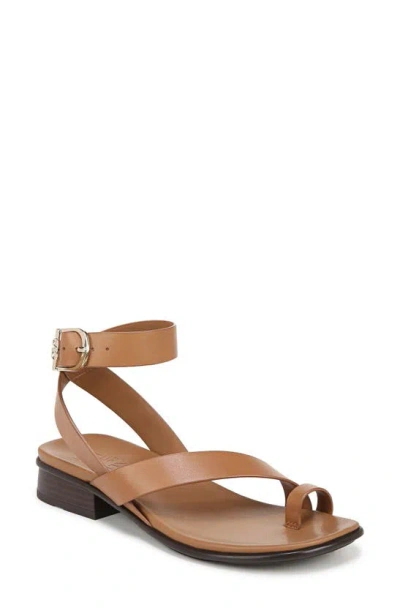 Naturalizer Birch Ankle Strap Sandals In Saddle Tan Leather