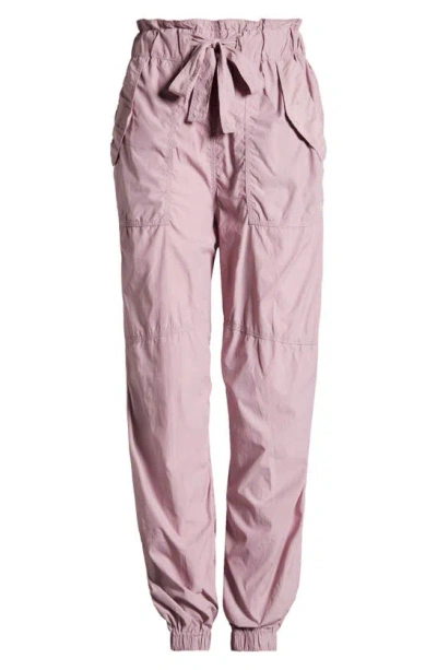Fp Movement Paperbag Waist Pants In Vanilla Fig