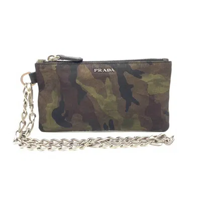 Prada Synthetic Wallet () In Green