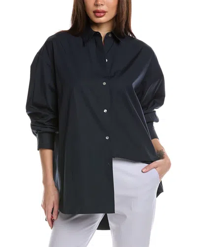 Theory Oversized Shirt In Blue