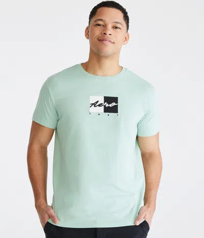 Aéropostale Split Box Logo Graphic Tee In Multi