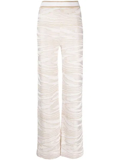 Missoni Flared Trousers In Golden