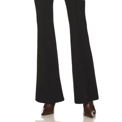 Mother The Smooth Cruiser Heel Pull-on Trousers In Black