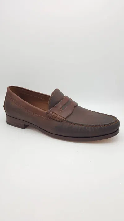 Trask Men's Sadler Loafers In Brown Oiled