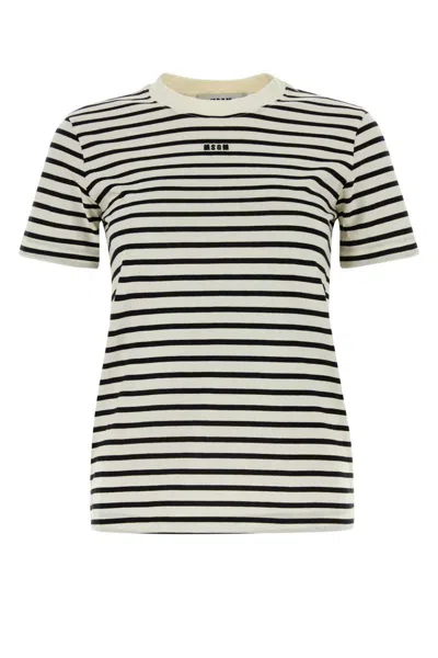 Msgm T-shirt In Printed