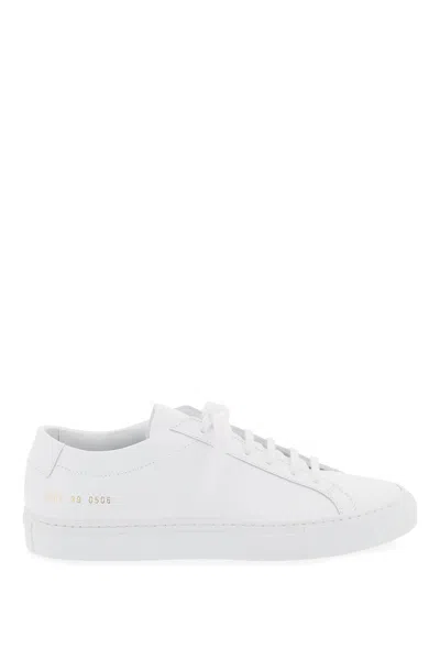Common Projects Original Achilles Leather Trainers In White