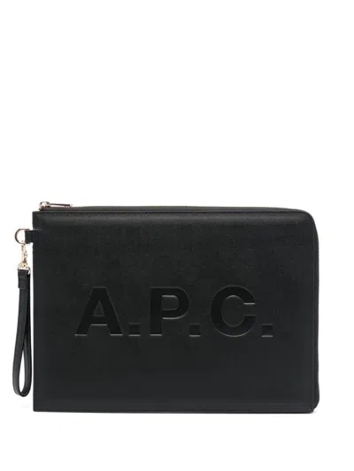 Apc A.p.c. Porte Document Market Accessories In Black