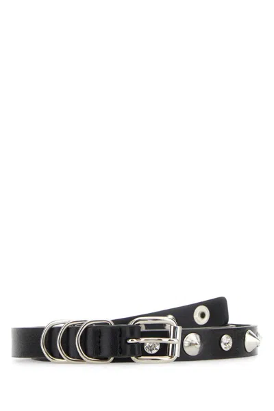 Alessandra Rich Belt In Black