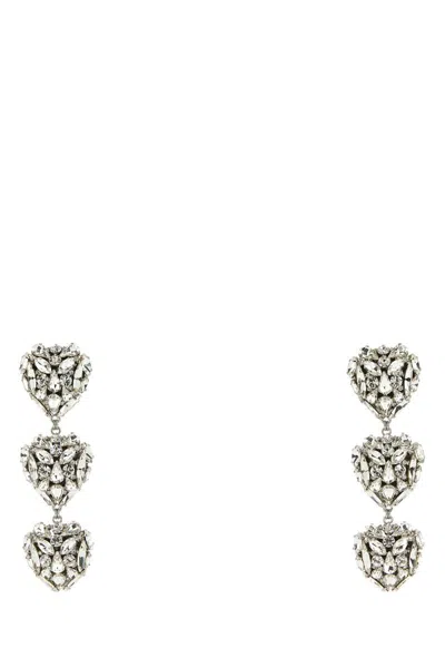 Alessandra Rich Earrings In Crysilver