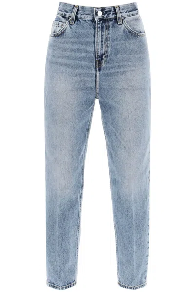 Totême Organic Cotton Tapered Jeans In Blue