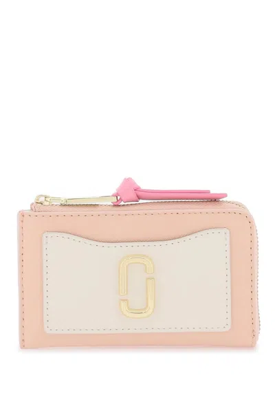 Marc Jacobs The Utility Snapshot Top Zip Multi Wallet In Rose Multi