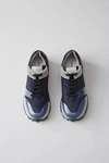 ACNE STUDIOS Vintage inspired sneakers  navy/frosted