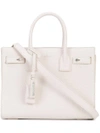 SAINT LAURENT SAINT LAURENT SMALL SAC DE JOUR SOUPLE TOTE - WHITE,477477DTI0E12277218