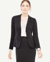 ANN TAYLOR TROPICAL WOOL TWO BUTTON JACKET,441036