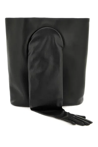 Balenciaga Dolly Glove Leather Tote Bag In Black