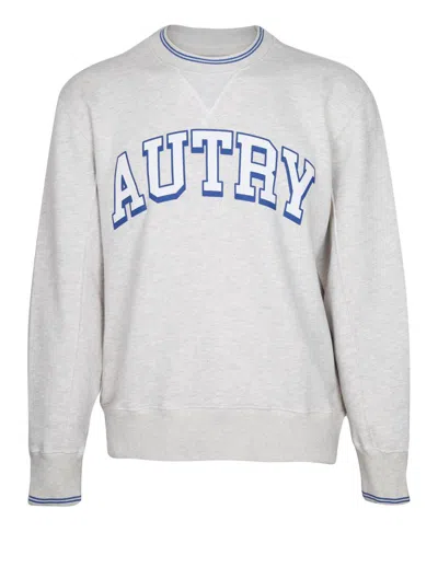 Autry Cotton Sweatshirt In Grey