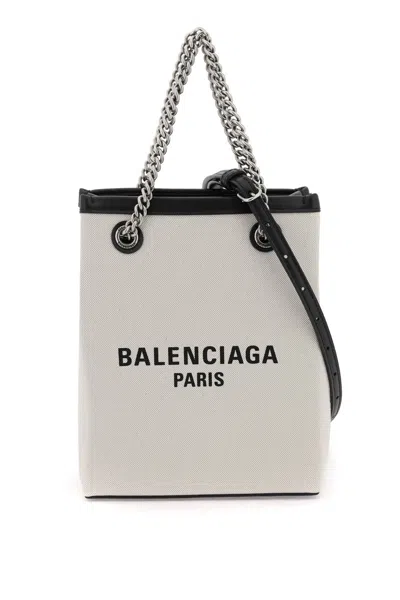 Balenciaga Duty Free Phone Holder - Cotton - Beige In Multicolor