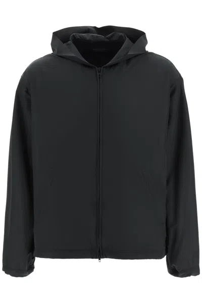 Balenciaga Jacket With Logo In Black